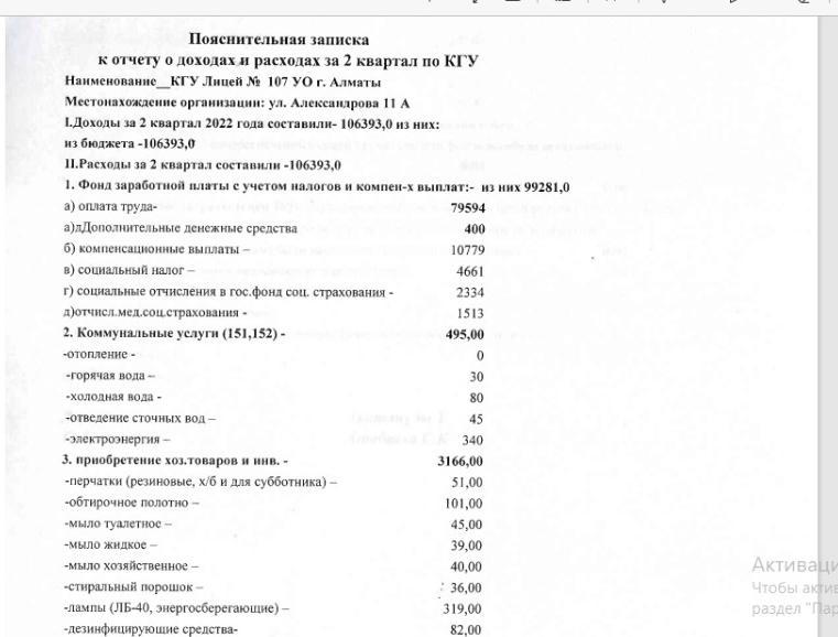 Пояс к отчету 2 кв 2022