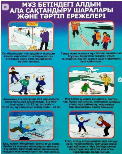 Абайлаңыз жұқа мұз жадынамасы