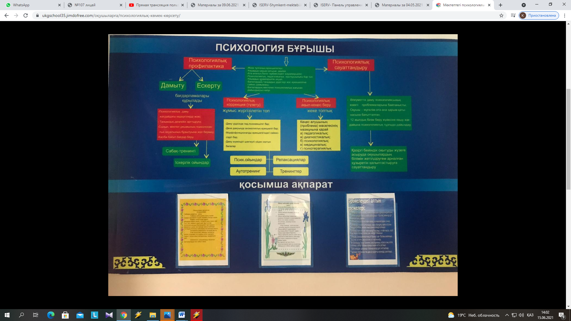 Мектептегі психологиялық көмек