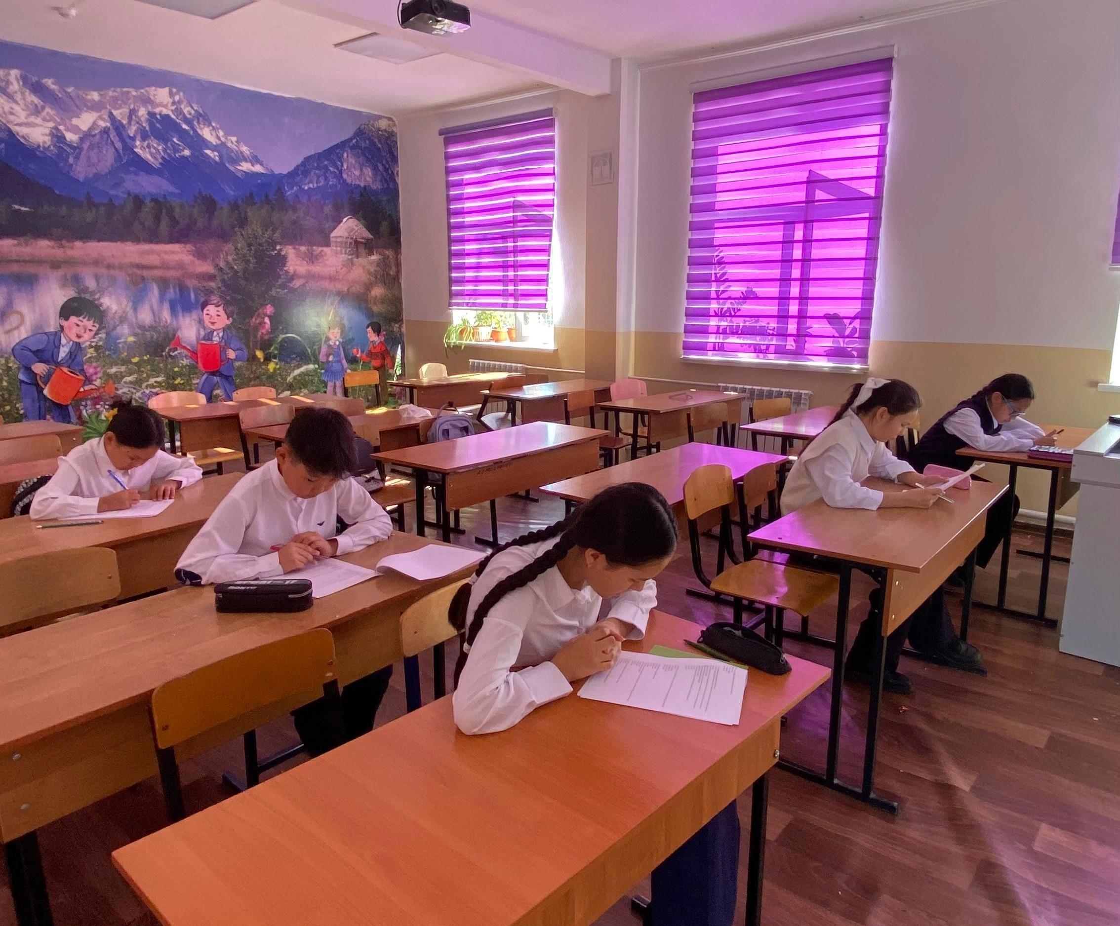 5-6 сынып оқушылары арасында мектепшілік пәндік олимпиада өткізілді.