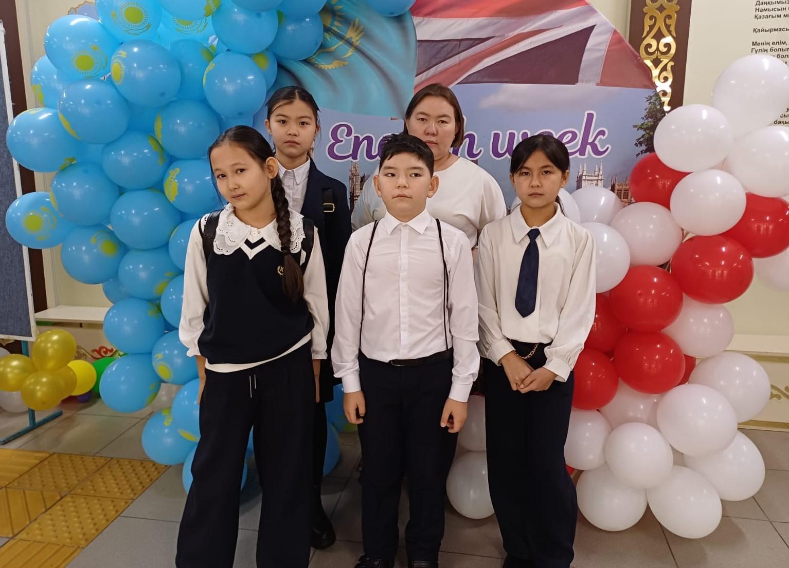 5-сынып оқушылары аудандық пәндік олимпиадаға қатысты