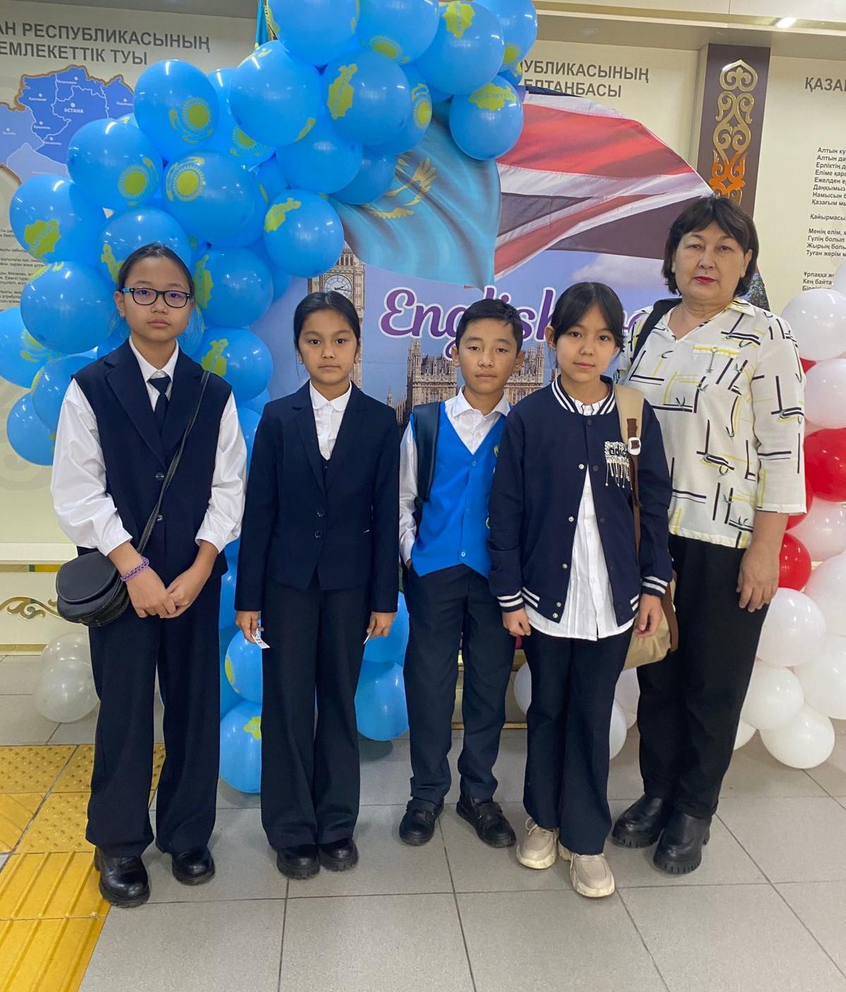 6-сынып оқушылары аудандық пәндік олимпиадаға қатысты